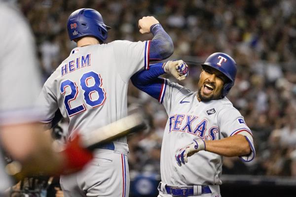 APTOPIX World Series Rangers Diamondbacks baseball
